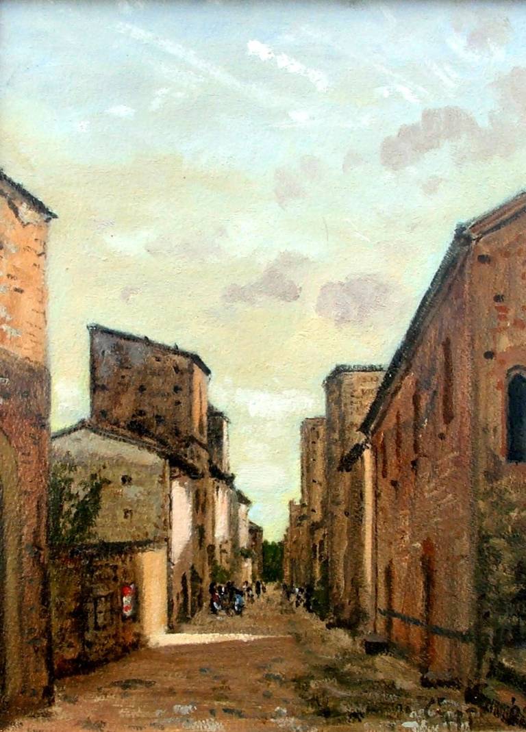 Certaldo Alto. Evening. Toscana - Cyppo  Streatfeild