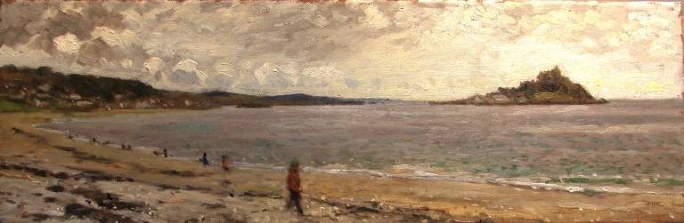 December sky. St. Michael's Mount. SOLD - Cyppo  Streatfeild