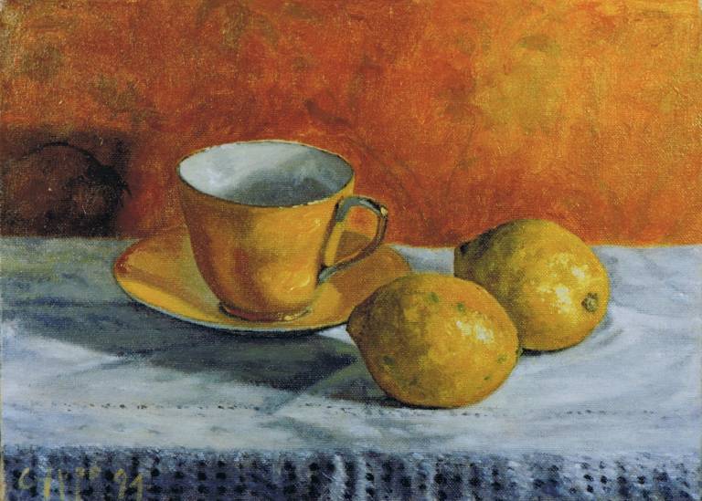 Teacup & lemons. SOLD - Cyppo  Streatfeild