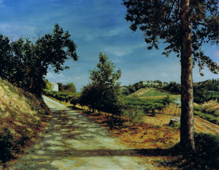 Road to Pancole. Toscana. SOLD - Cyppo  Streatfeild