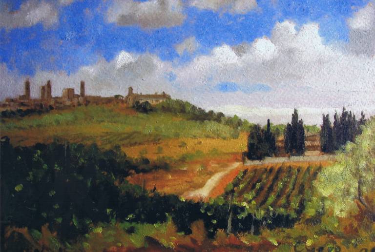 San Gimignano. Toscana. SOLD - Cyppo  Streatfeild