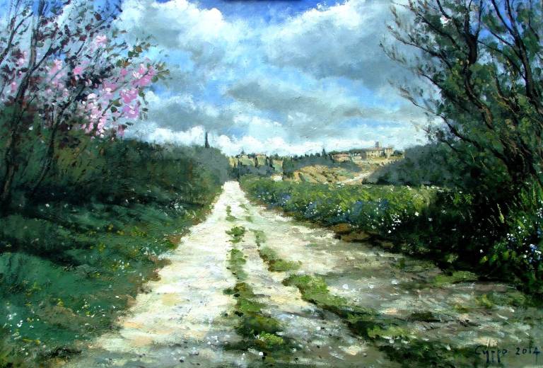 The Road to Pancole. Toscana - Cyppo  Streatfeild