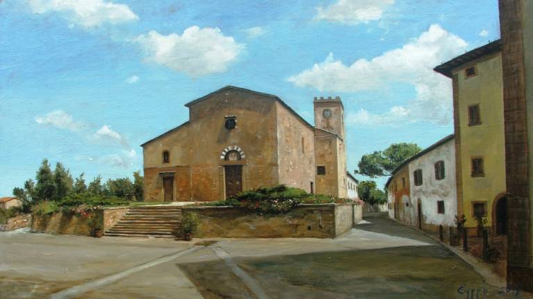 The Church. Castelfalfi. Toscana - Cyppo  Streatfeild