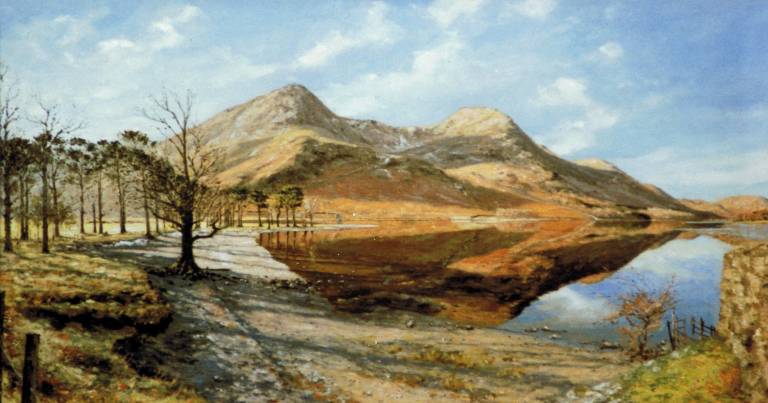 Golden Light. Buttermere. Cumbria. SOLD - Cyppo  Streatfeild