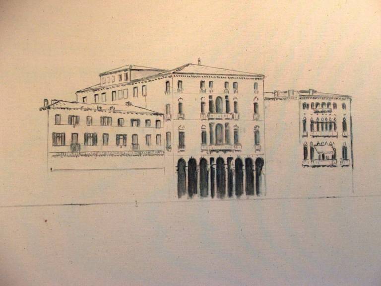 Drawing. Venice Sketch. SOLD - Cyppo  Streatfeild