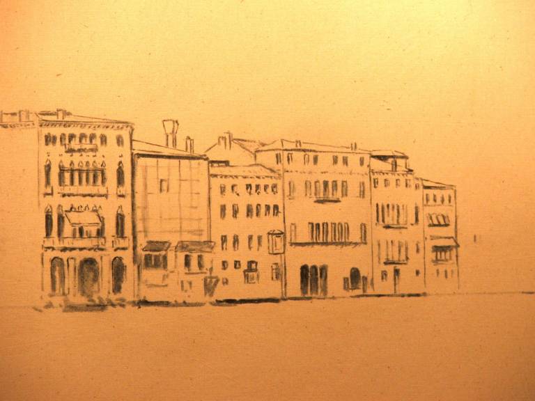 Drawing. Venice Sketch 2. SOLD - Cyppo  Streatfeild