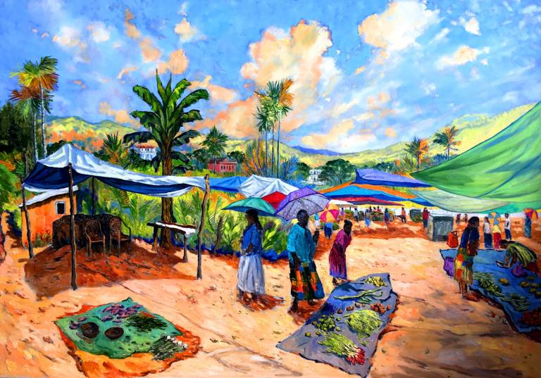 Morning Market. Ella. Sri Lanka. SOLD - Cyppo  Streatfeild