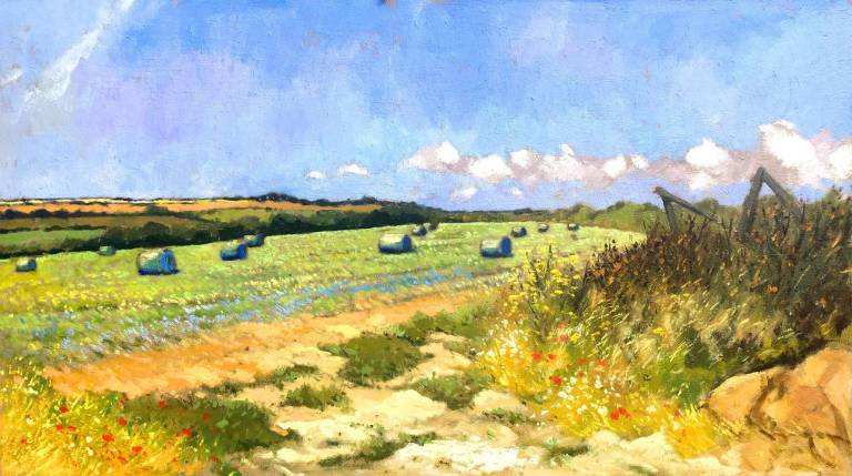 Hay Bales in the Sunshine. West Penwith - Cyppo  Streatfeild