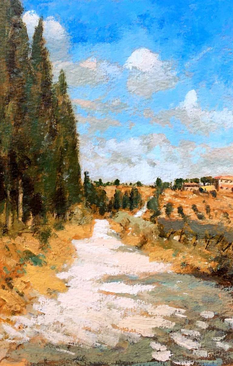 The Road to Pancole. Toscana - Cyppo  Streatfeild