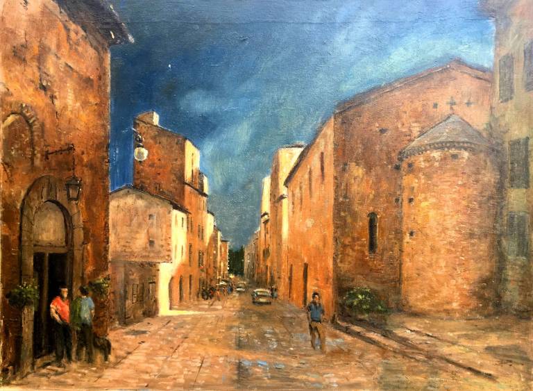 Certaldo Alto. Evening Light. Toscana - Cyppo  Streatfeild