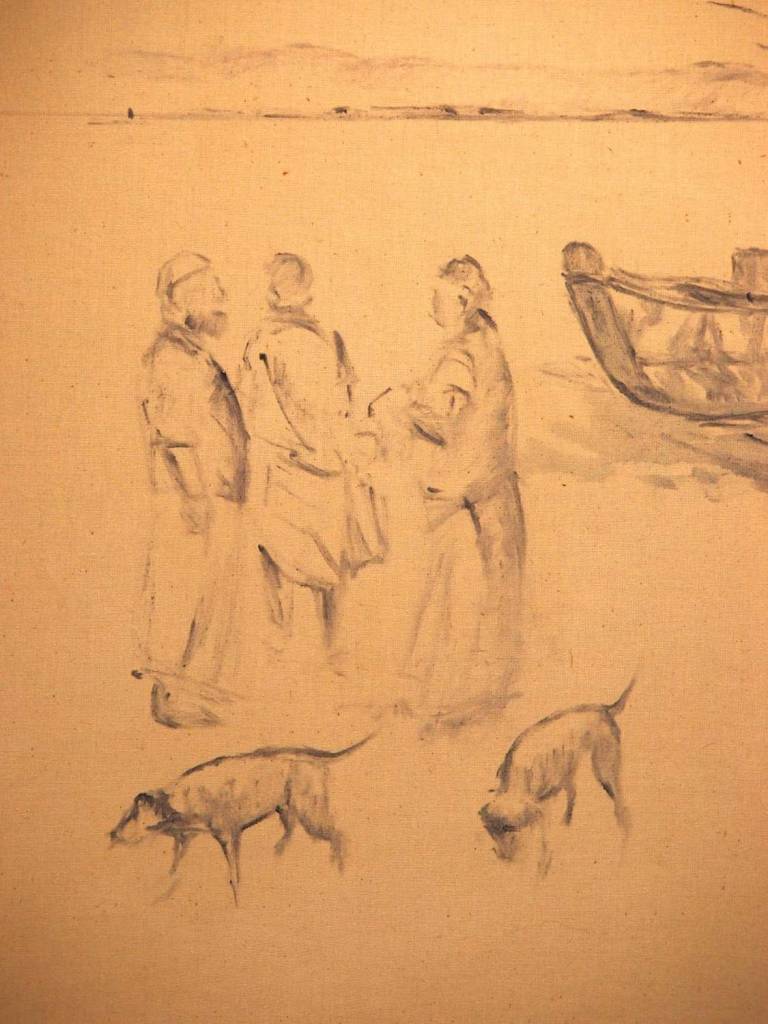 Drawing. People & Dogs Study. SOLD - Cyppo  Streatfeild