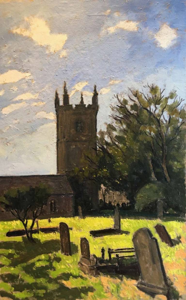 Ludgvan Church In Evening Light - Cyppo  Streatfeild