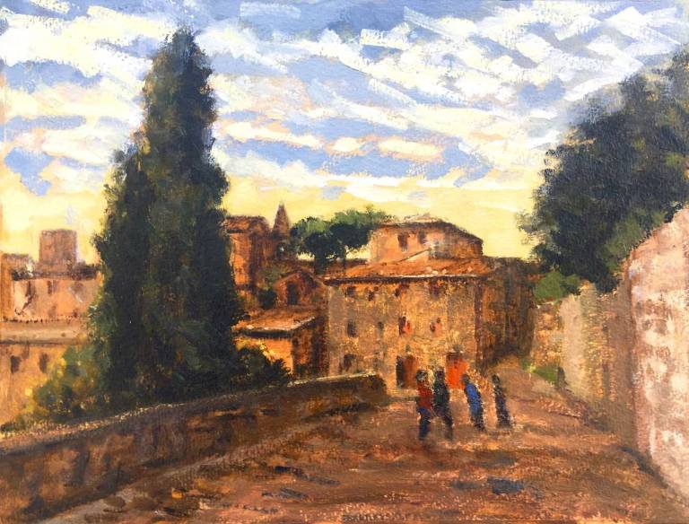 Evening Light. Certaldo Alto. Toscana - Cyppo  Streatfeild