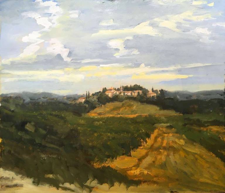 View Across To Pancole. Toscana - Cyppo  Streatfeild