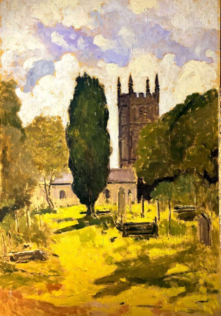 Ludgvan Church. Spring Light - Cyppo  Streatfeild