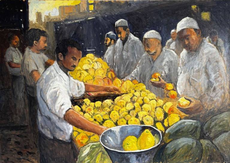 The Fruit Market Early Morning. Sri Lanka - Cyppo  Streatfeild
