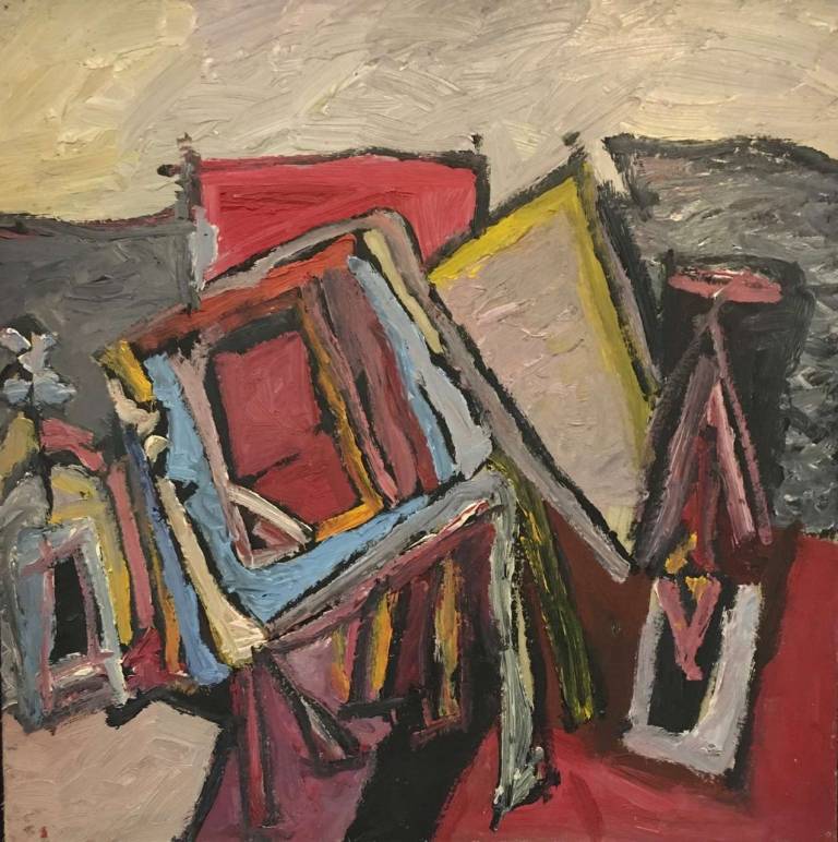 At the Easel - Dave Pearson
