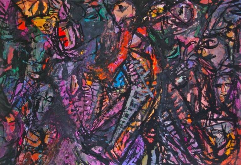 Figure with Red Arm - Dave Pearson