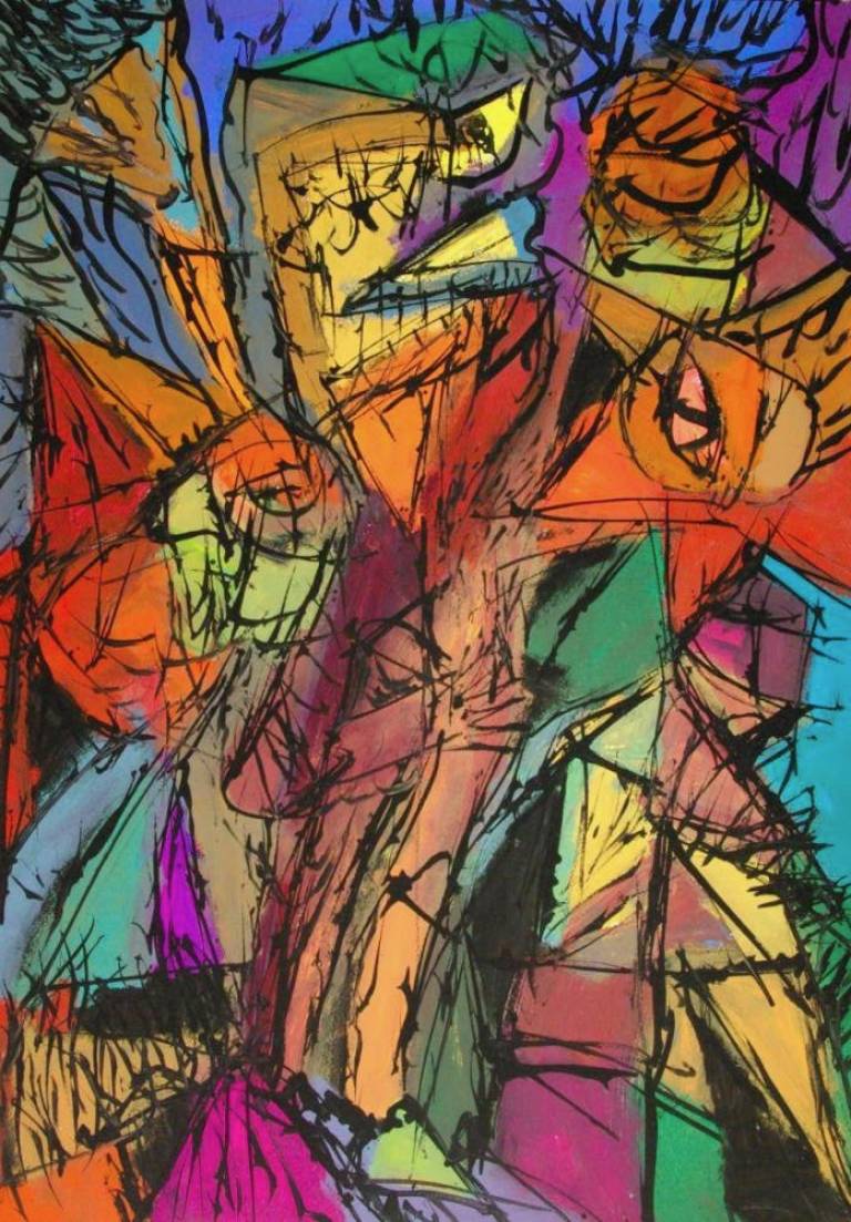 Figure with a Green Foot  - Dave Pearson