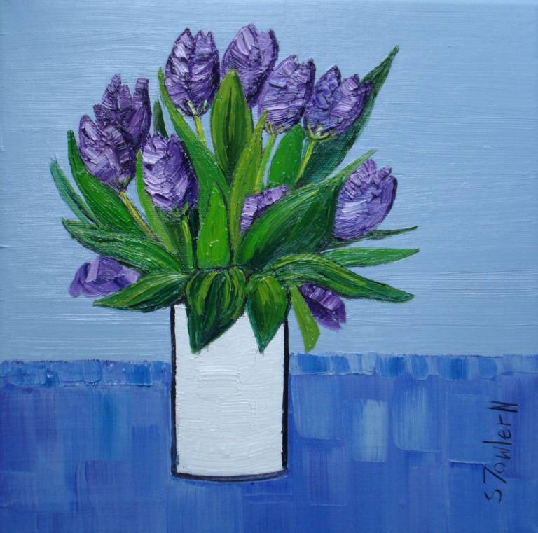 Purple Tulips - Sheila Fowler