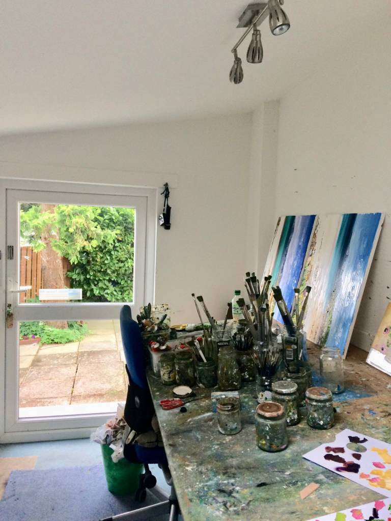 My Art Studio Giffnock, Glasgow (click for more detail) - Sheila Fowler