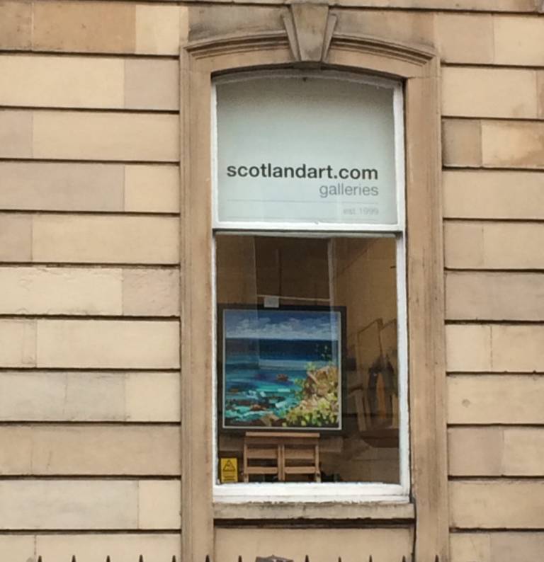 In the window Scotlandart - Sheila Fowler