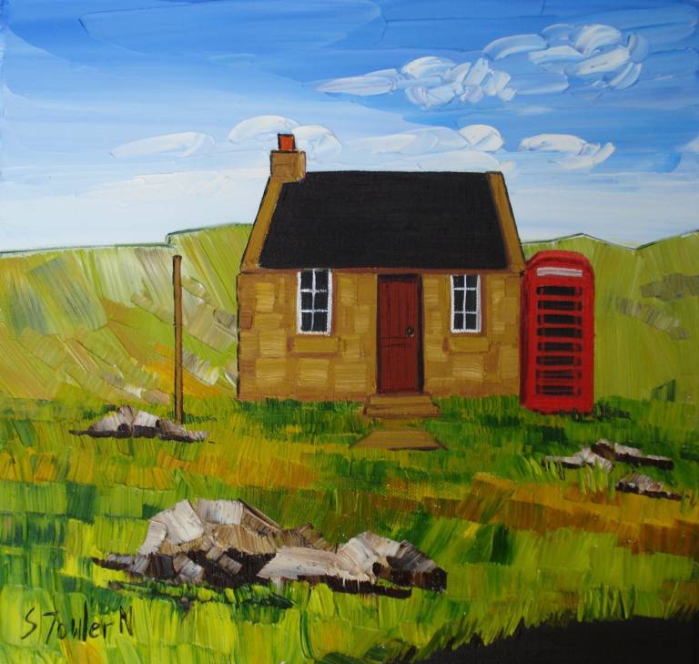 Old Post Office Harris (30 x 30cm) - Sheila Fowler