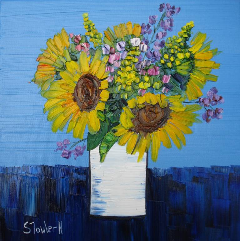 Sunflowers and Wildflowers from £45 - Sheila Fowler