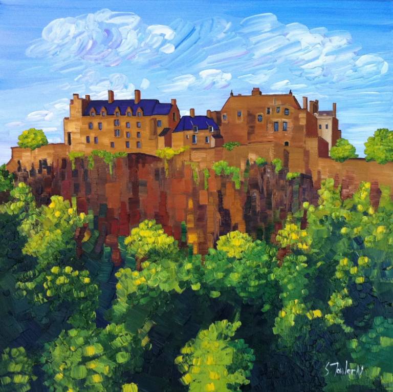 Stirling Castle (50 x 50cm) SOLD - Sheila Fowler