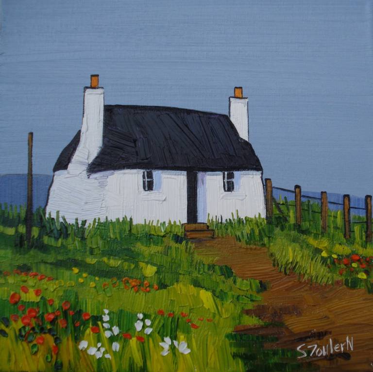 Cottage and Machair £45 - Sheila Fowler
