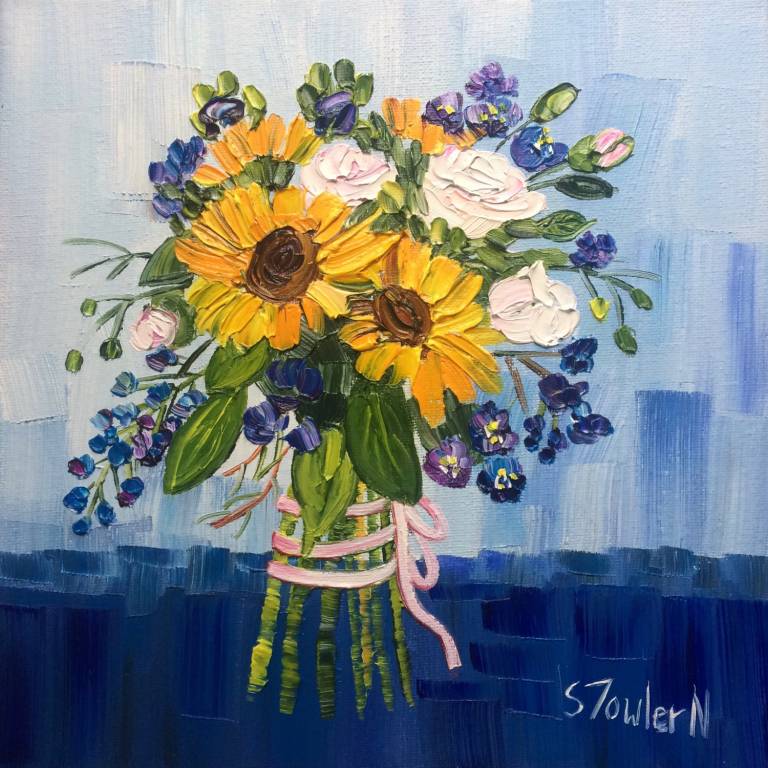 Wedding Bouquet Commission SOLD - Sheila Fowler