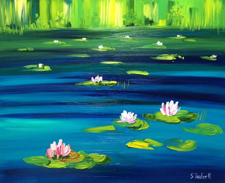 Water Lilies SOLD - Sheila Fowler