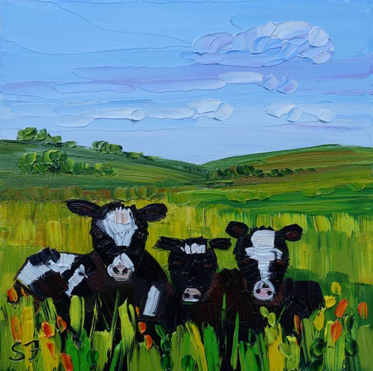 Arran Cows SOLD - Sheila Fowler