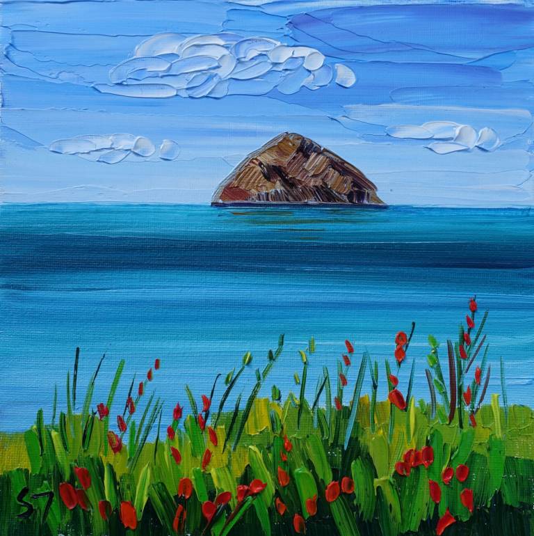 Ailsa Craig and Arran Wildflowers  SOLD - Sheila Fowler