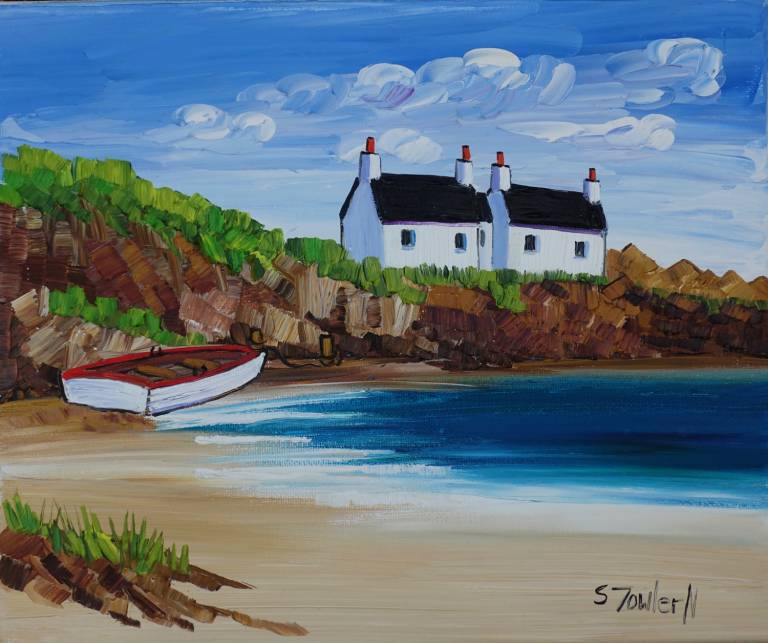 Cove Cottages and Boat - Sheila Fowler