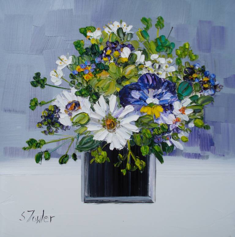 Summer Posy  (30 X 30cm) SOLD - Sheila Fowler