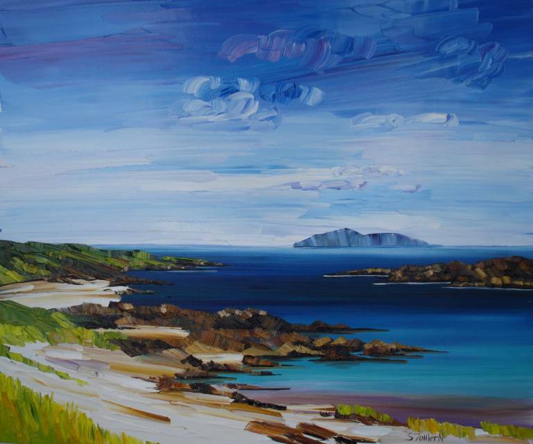 "Beach Rocks and Grasses Iona"  SOLD - Sheila Fowler