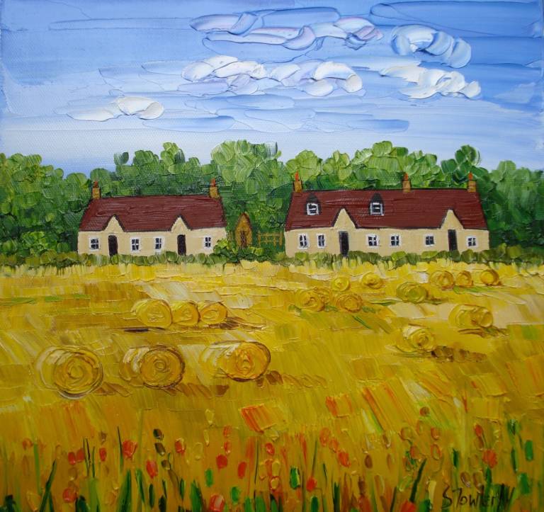 Hay Bales by North Berwick - Sheila Fowler