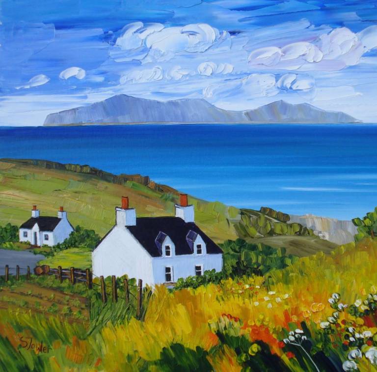 Wildflowers and White Cottages Skye from £45 - Sheila Fowler