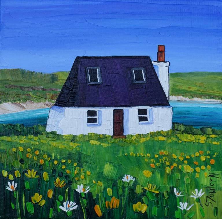 Cottage and Machair Tiree - Sheila Fowler