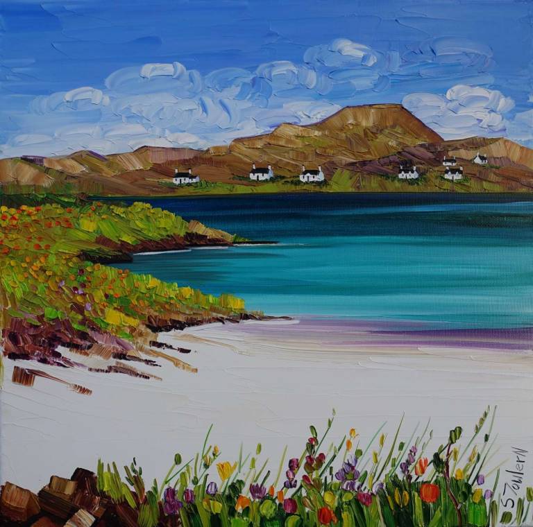 Coral Beach Skye (ART PRINT OF SKYE - click for detail) - Sheila Fowler