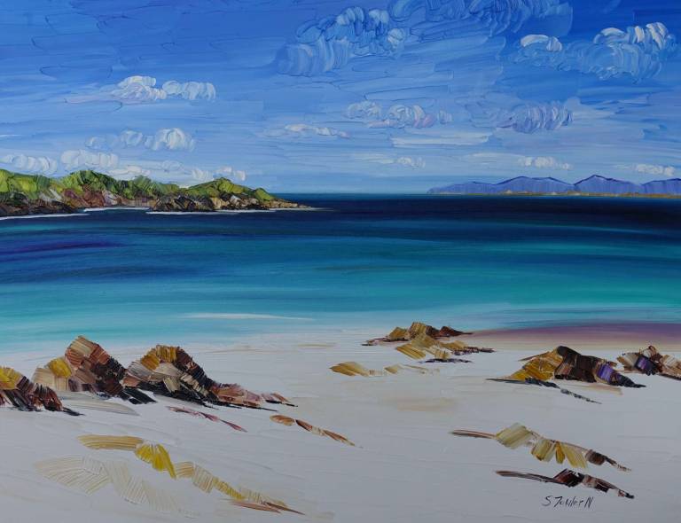 Beach Rocks Iona SOLD - Sheila Fowler