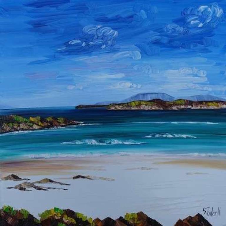 Blue Skies and Summer Waves Iona SOLD - Sheila Fowler