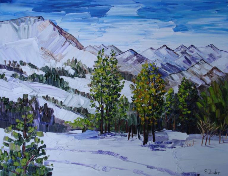Winter Trees  SOLD - Sheila Fowler