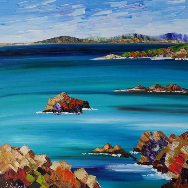 Summer Beach Rocks Harris SOLD - Sheila Fowler