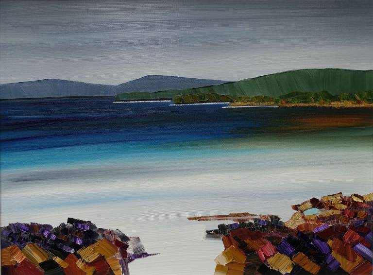 Winter Sea Harris ( 40 x 30cm) SOLD - Sheila Fowler