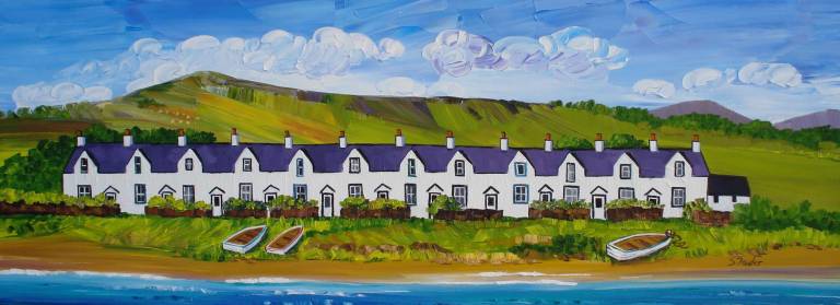 The Twelve Apostles Arran  (36 x 13cm) - Sheila Fowler