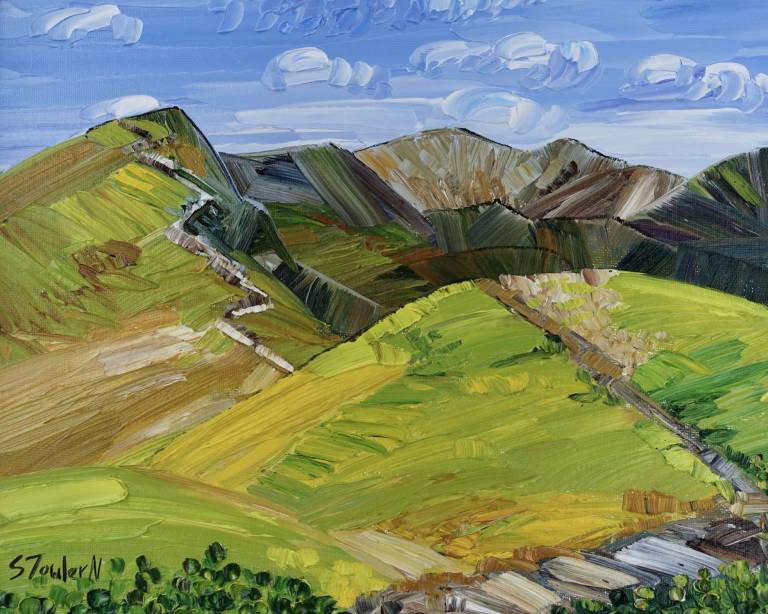 Catbells   25 x 20cm (LAKE DISTRICT ART PRINT- click for detail) - Sheila Fowler