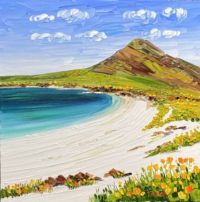 Yellow Machair Northton Harris SOLD - Sheila Fowler