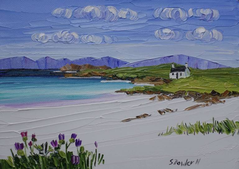 Cottage and Thistles Harris  SOLD - Sheila Fowler